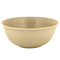 RAK Porcelain GNNNRB16AL Genesis Mat 19.6 oz. Silky Almond Porcelain Rice Bowl - 12/Case