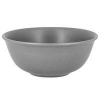 RAK Porcelain SHNNRB16 Shale 19.6 oz. Grey Porcelain Rice Bowl - 12/Case
