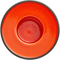 RAK Porcelain FRNOSA2OR Fire 5 1/2 inch Orange Porcelain Saucer - 6/Case