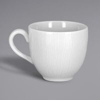 RAK Porcelain SOPCLCU23 Soul 7.8 oz. Bright White Embossed Porcelain Cup - 12/Case