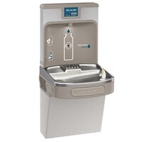 Zurn Elkay LZS8WSLP Light Gray 8 GPH Filtered Bottle Filling Station with Touchless Sensor Activation - 115V - Chilled