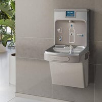 Zurn Elkay LZS8WSLP Light Gray 8 GPH Filtered Bottle Filling Station with Touchless Sensor Activation - 115V - Chilled