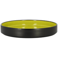 RAK Porcelain FRNODP23GR Fire 9 1/16 inch Green Deep Porcelain Plate - 6/Case