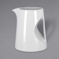 RAK Porcelain HMPASJG100 Helm 33.8 Bright White Embossed Porcelain Jug - 4/Case