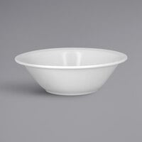 RAK Porcelain CHPASCB16 Charm 10.5 oz. Bright White Embossed Porcelain Cereal Bowl - 12/Case