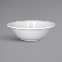 RAK Porcelain SOPASCB16 Soul 10.5 oz. Bright White Embossed Round Porcelain Cereal Bowl - 12/Case