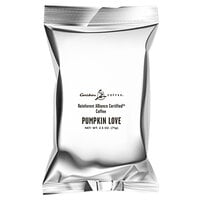 Caribou Coffee 2.5 oz. Pumpkin Love Flavored Coffee Packet - 18/Case