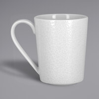 RAK Porcelain CHPASMG36 Charm 12.15 oz. Bright White Embossed Porcelain Mug - 12/Case
