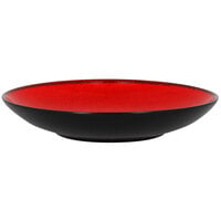 RAK Porcelain FRNNDP23RD Fire 9 1/16 inch Red Deep Porcelain Coupe Plate - 12/Case