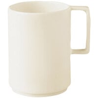RAK Porcelain NOMG33 Nordic 11.15 oz. Warm White Porcelain Stackable Mug - 6/Case