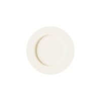 RAK Porcelain NOBD01 Nordic 2 3/8" Warm White Mini Rimmed Porcelain Plate - 12/Case