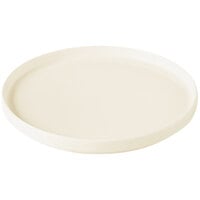 RAK Porcelain NOLD23 Nordic 9 1/16" Warm White Round Rimless Porcelain Plate / Lid - 6/Case