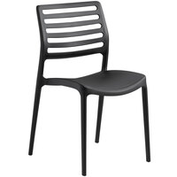 Lancaster Table & Seating Allegro Black Resin Side Chair