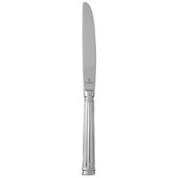 Fortessa 1.5.131.00.005 Doria 9 5/8 inch 18/10 Stainless Steel Extra Heavy Weight Solid Handle Table Knife - 12/Case