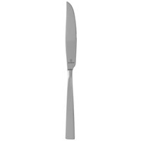 Fortessa 1.5.170.00.006 Spada 9 3/8 inch 18/10 Stainless Steel Extra Heavy Weight Solid Handle Steak Knife - 12/Case