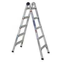 Cosco 20210T1ASE 2-in-1 Aluminum 14' Max Reach 10-Step Multi-Position Step and Extension Ladder