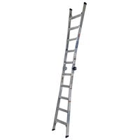 Cosco 20210T1ASE 2-in-1 Aluminum 14' Max Reach 10-Step Multi-Position Step and Extension Ladder