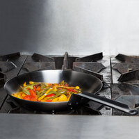 French Style 10 7/16 inch Carbon Steel Fry Pan