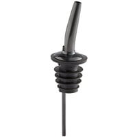 American Metalcraft Black Stainless Steel Tapered Liquor Pourer - TPRB - 12/Pack