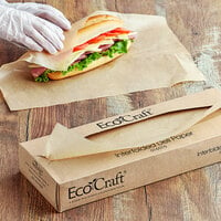 Bagcraft Packaging 016015 15 inch x 10 3/4 inch EcoCraft Interfolded Deli Wrap - 500/Box