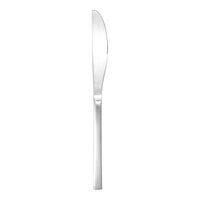 Fortessa 1.5B.165.00.005 Arezzo Brushed 8 3/4" 18/10 Stainless Steel Extra Heavy Weight Solid Handle Table Knife - 12/Case
