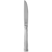 Fortessa 1.5.131.00.006 Doria 9 3/8 inch 18/10 Stainless Steel Extra Heavy Weight Solid Handle Steak Knife - 12/Case