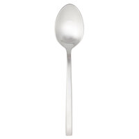 Fortessa 1.5B.165.00.027 Arezzo Brushed 9 5/16 inch 18/10 Stainless Steel Extra Heavy Weight Serving Spoon - 12/Case