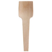TreeVive by EcoChoice 2 3/4 inch Compostable Wooden Tasting Spade / Spoon - 100/Case