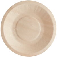 TreeVive by EcoChoice 5 inch Compostable Wooden Round Plate - 100/Pack