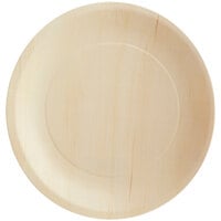 TreeVive by EcoChoice 10 inch Compostable Wooden Round Plate - 100/Pack