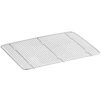 Fat Daddio's CR-HALF 12 inch x 17 inch Footed Stainless Steel Cooling Rack for Half Size Sheet Pan