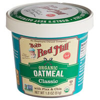 Bob's Red Mill Classic Gluten-Free Organic Single Serving Oatmeal Cup - 12/Case