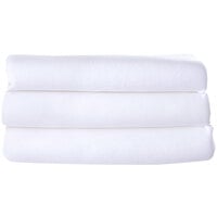 Foundations 6901037 SnugFresh 38 3/8 inch x 26 inch x 24 3/4 inch White Compact Washable Microfiber Playard Cover - 3/Pack