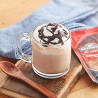 Ghirardelli Double Chocolate Hot Cocoa Mix Packet - 250/Case