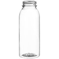 8 oz. Round Clear PET Juice Bottle - 320/Bag