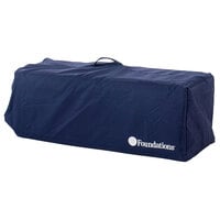 Foundations 1456037 Celebrity 24 inch x 36 inch Regatta Playard with SnugFresh Washable Cover, 3/4 inch Mattress, and Carry Bag