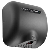 Excel XL-GR-ECO-H-1.1N 110/120 XLERATOReco® Graphite Textured Cover Energy Efficient No Heat Hand Dryer with HEPA Filter - 110/120V, 500W