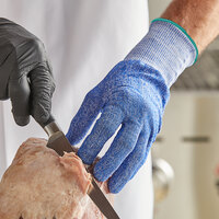 Mercer Culinary M33416BLM Millennia® Blue A4 Level Cut-Resistant Glove - Medium