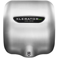 Excel XL-SB-ECO-H-1.1N 208/277 XLERATOReco® Stainless Steel Cover Energy Efficient No Heat Hand Dryer with HEPA Filter - 208/277V, 500W