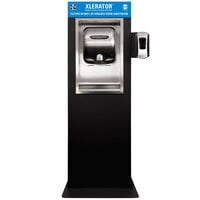 Excel XL-SB-M XLERATOR® Stainless Steel / Black Cover Mobile High Speed Hand Dryer with HEPA Filter - 110/120V, 1450W
