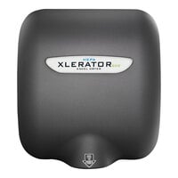 Excel XL-GR-ECO-H 208/277 XLERATOReco® Graphite Textured Cover Energy Efficient No Heat Hand Dryer with HEPA Filter - 208/277V, 500W