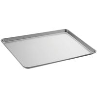 Baker's Mark Full Size 18 Gauge 18" x 26" Wire in Rim Aluminum Bun Pan / Sheet Pan