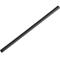 Choice 7 3/4 inch Giant Black Unwrapped Straw - 7500/Case