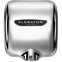 Excel XL-C-H 208/277 XLERATOR® Chrome Plated Cover High Speed Hand Dryer with HEPA Filter - 208/277V, 1500W