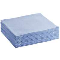 ChoiceHD 13 1/2 inch x 15 inch Blue Schama Towel - 45/Case