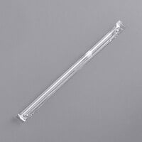 Choice 7 3/4" Jumbo Translucent Wrapped Flex Straw - 10000/Case