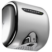 Excel XL-C-ECO-H-1.1N 208/277 XLERATOReco® Chrome Plated Cover Energy Efficient No Heat Hand Dryer with HEPA Filter - 208/277V, 500W