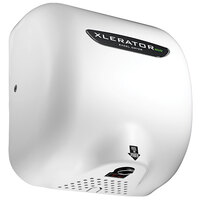 Excel XL-BW-ECO-H 110/120 XLERATOReco® White Thermoset Resin Cover Energy Efficient No Heat Hand Dryer with HEPA Filter - 110/120V, 500W