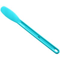 Choice 11 1/2" Smooth Polypropylene Sandwich Spreader with Neon Blue Handle