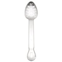 Vollrath 64405 Jacob's Pride 13" Heavy-Duty One-Piece Slotted Stainless Spoon